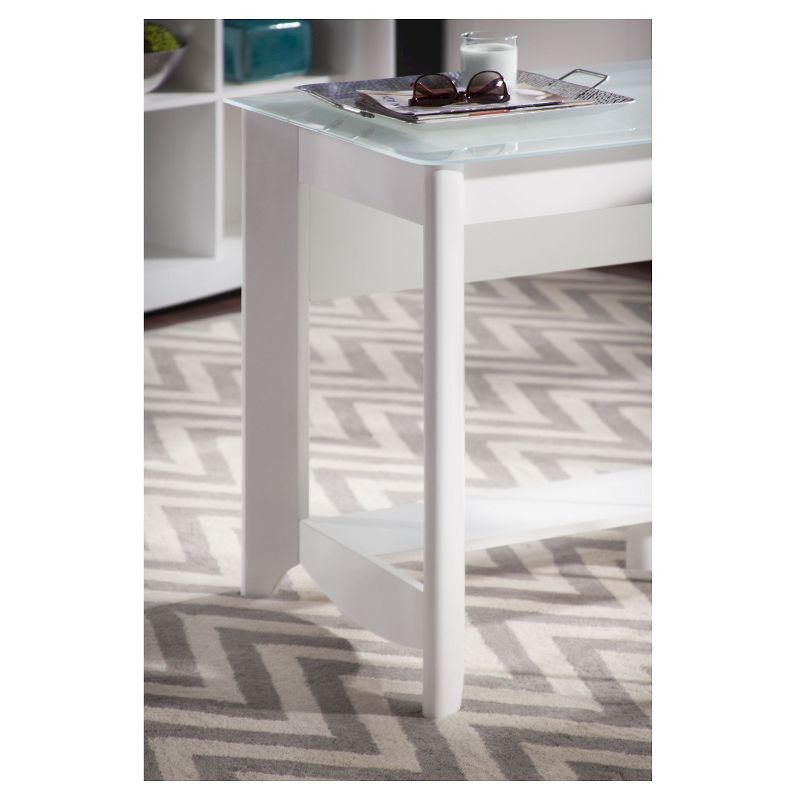 Aero Writing Desk - White - Bush Furniture