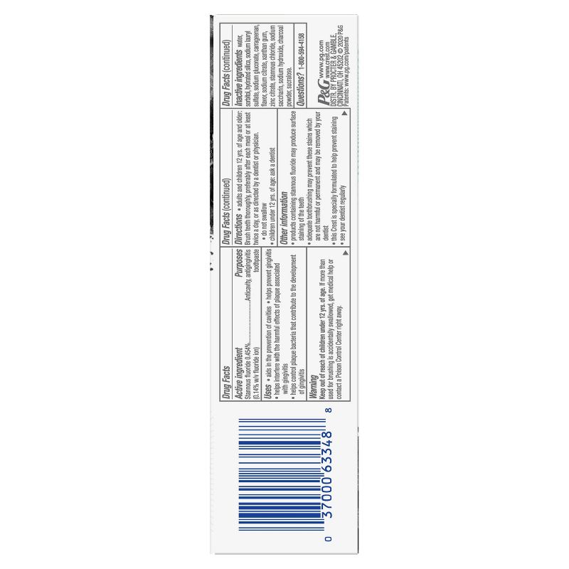 Crest Pro-Health Gum Detoxify Toothpaste with Charcoal - 4.1oz