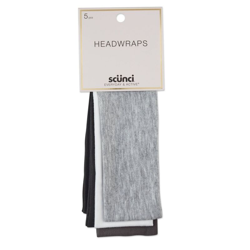 scunci  Interlock Headwraps  - 2.5"- 5pk