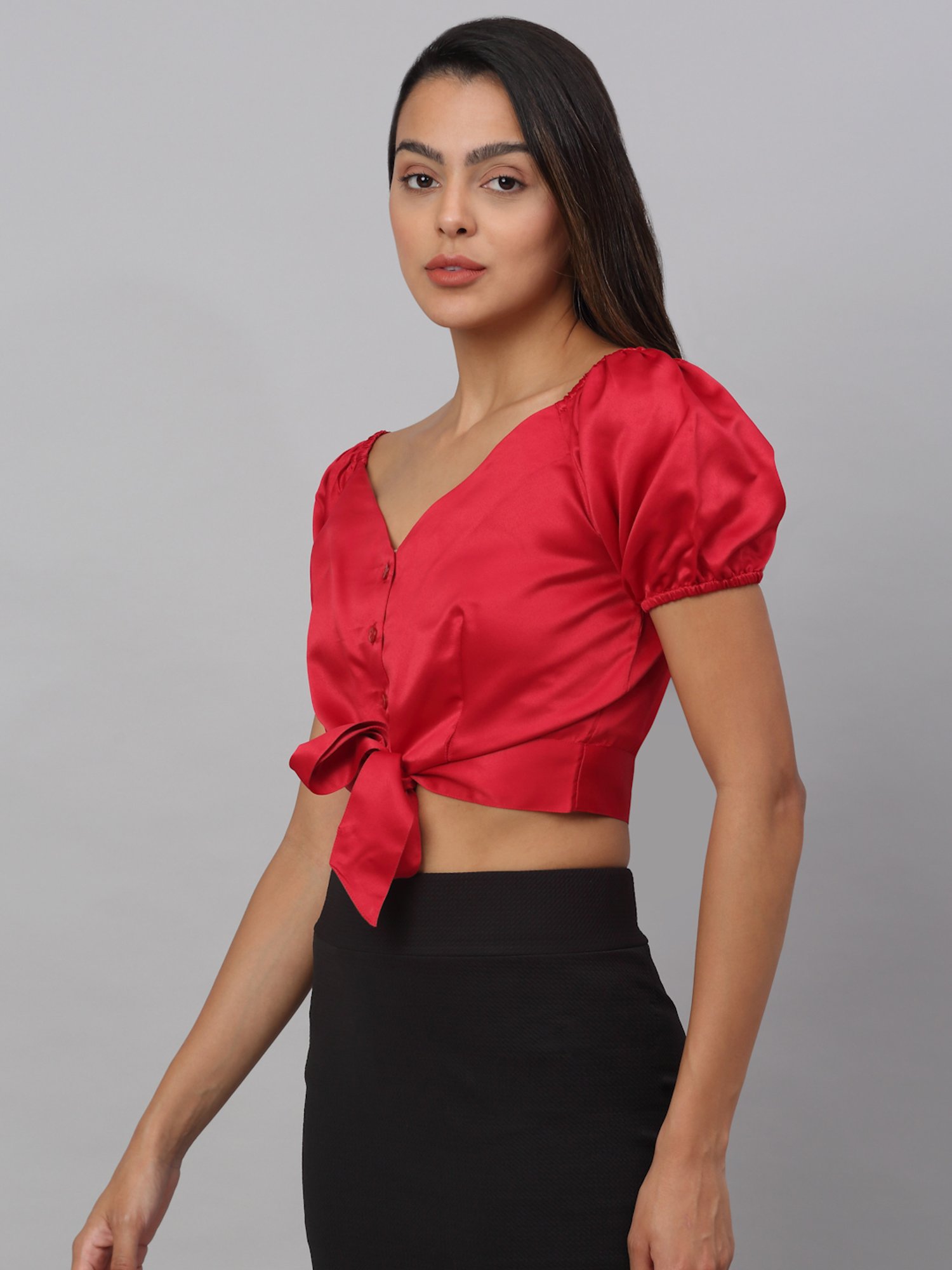 NEUDIS Red Crop Top