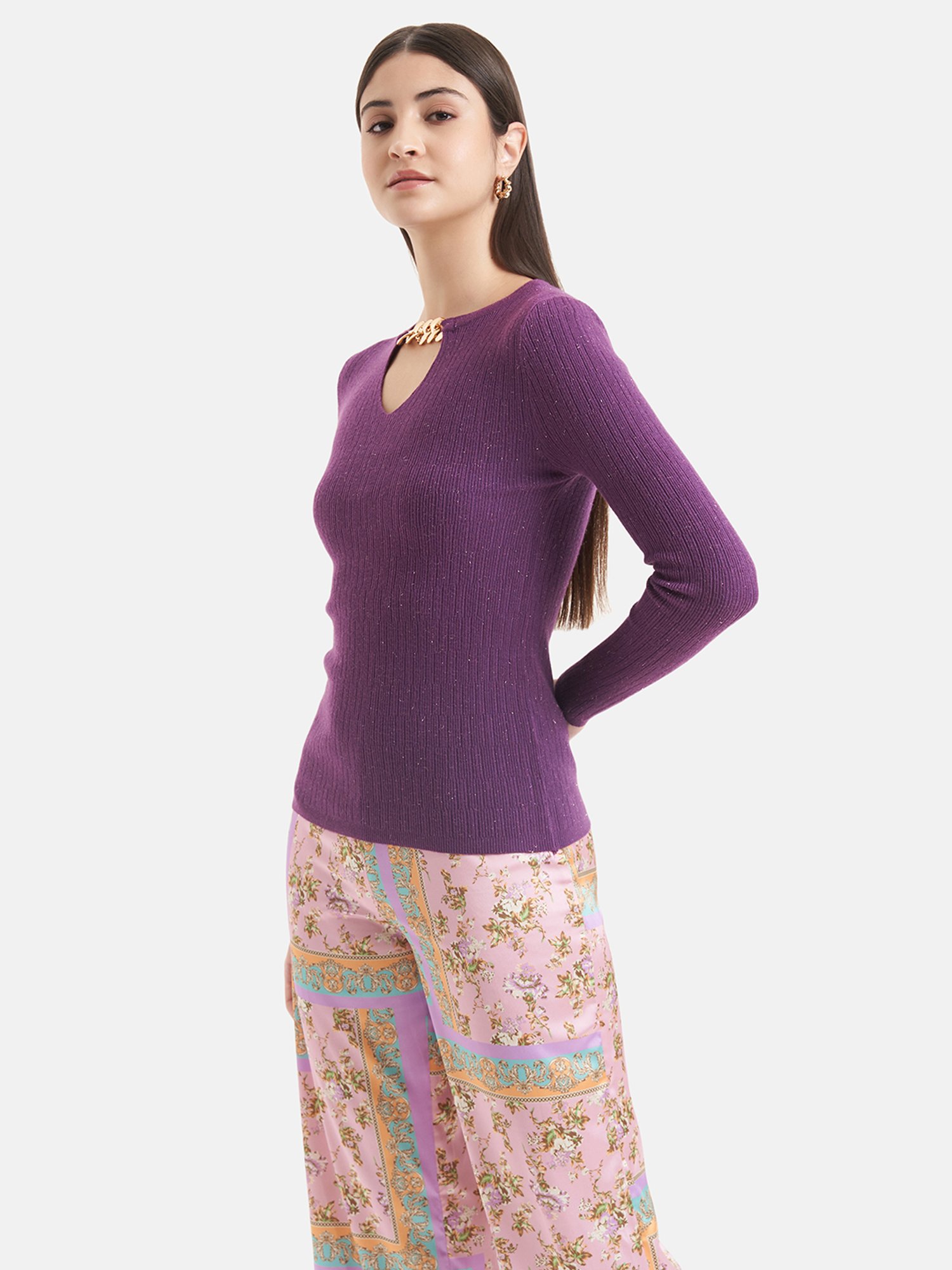 Kazo Purple Pullover