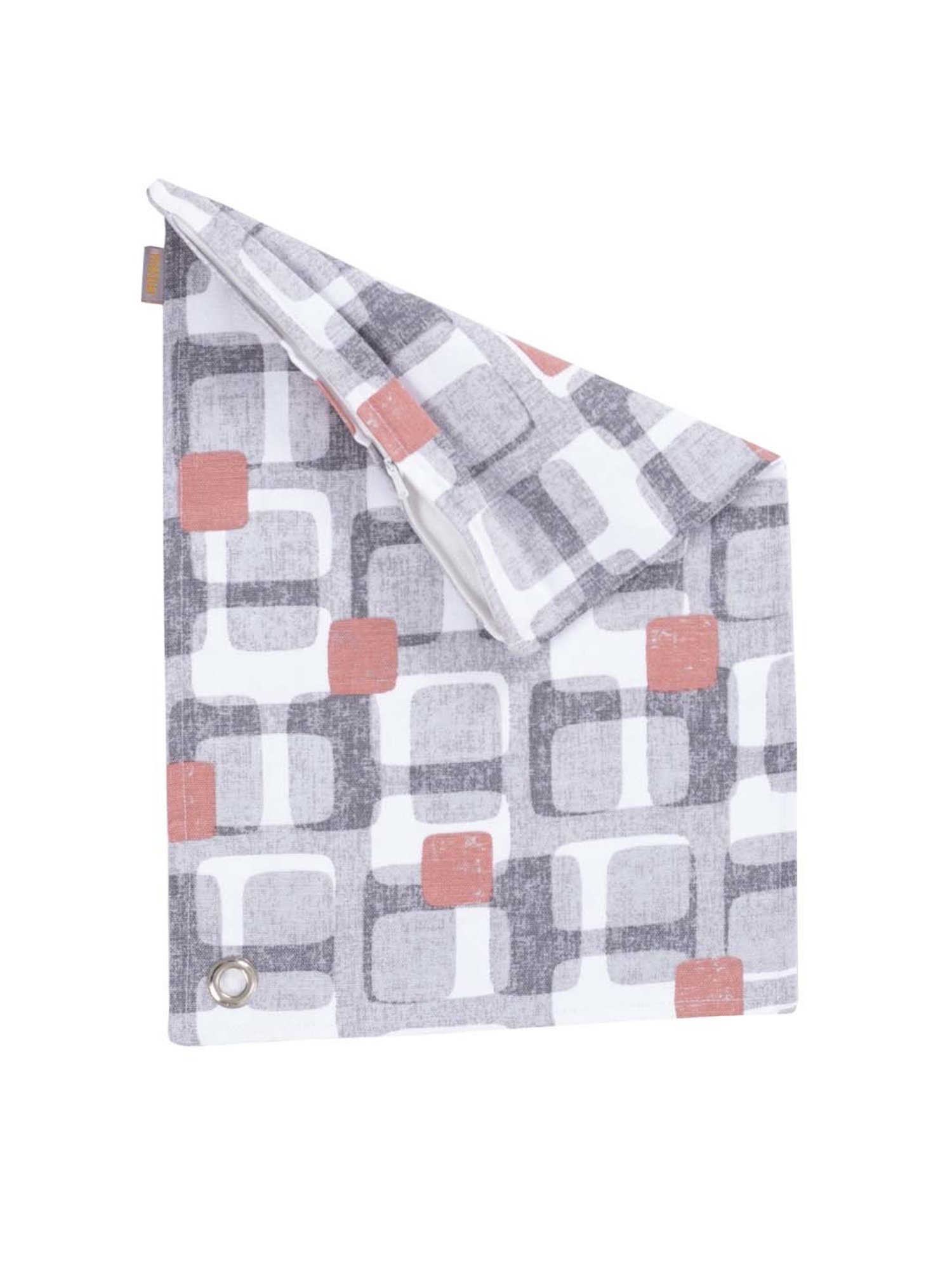 Maspar Grey & Red 100% Cotton 225 GSM Table Linen Set