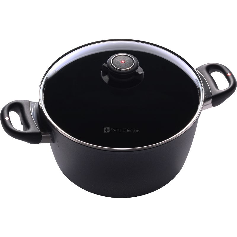 Swiss Diamond 7.9qt Stock Pot with Lid