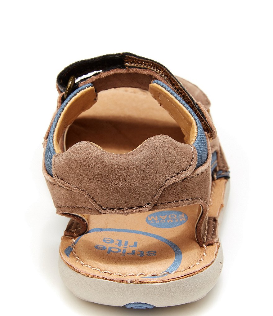 Stride Rite Boy's Oaklynn SRTech Leather Sandals (Infant)