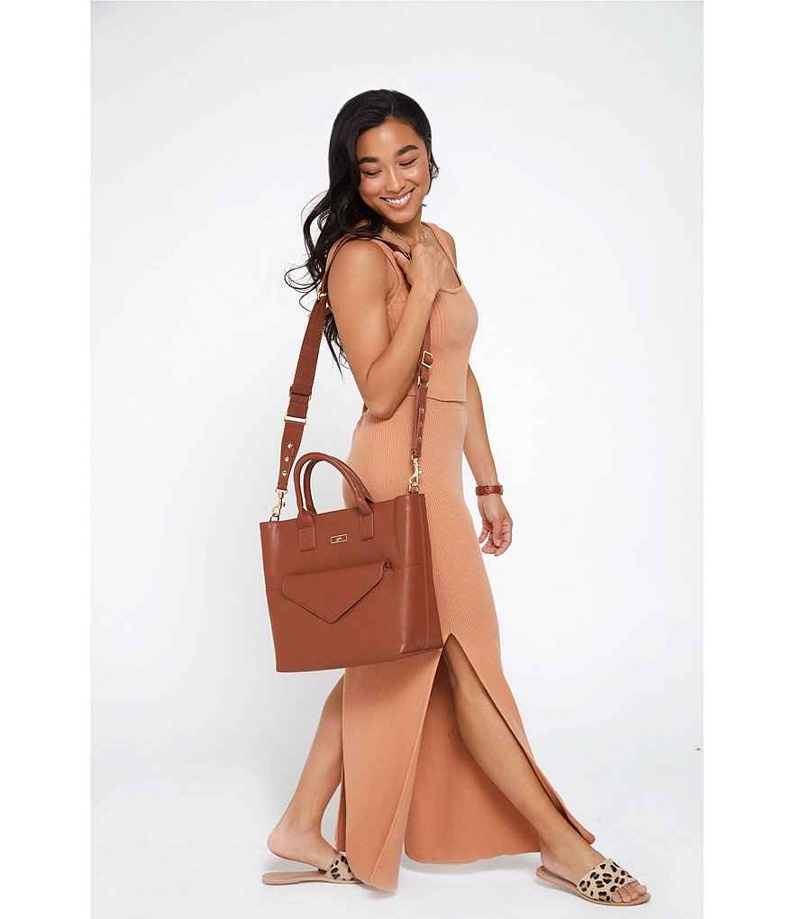 Ju-Ju-Be Eco Leather Zip Top Tote Bag