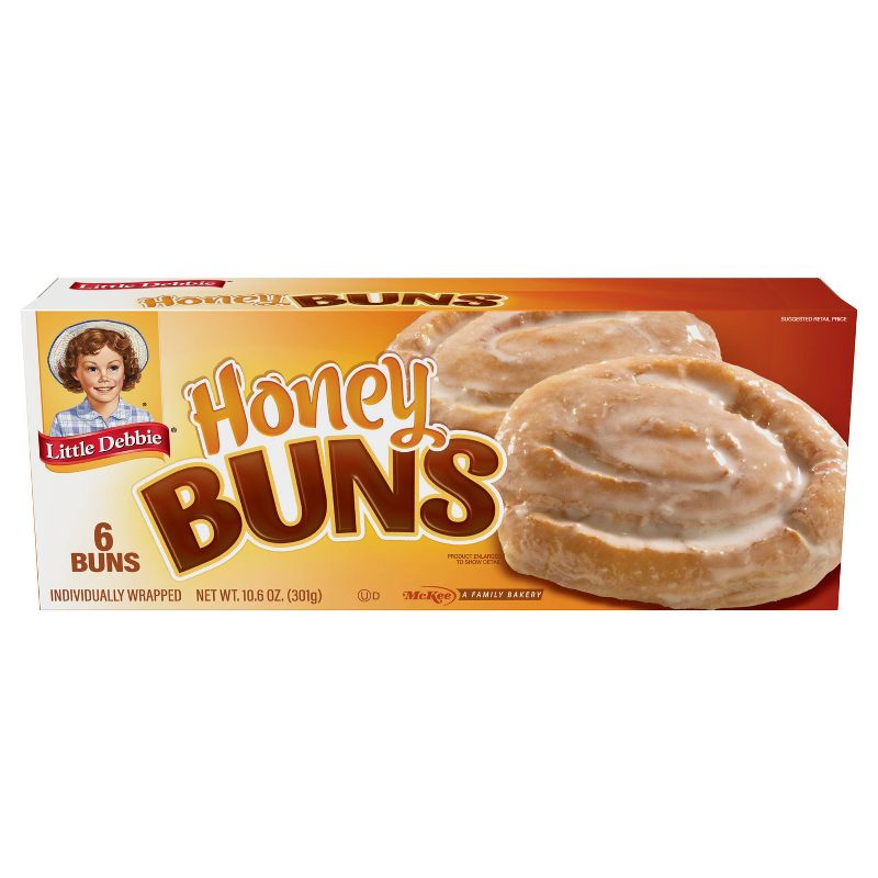 Little Debbie Honey Buns Breakfast Pastries - 6ct/10.6oz