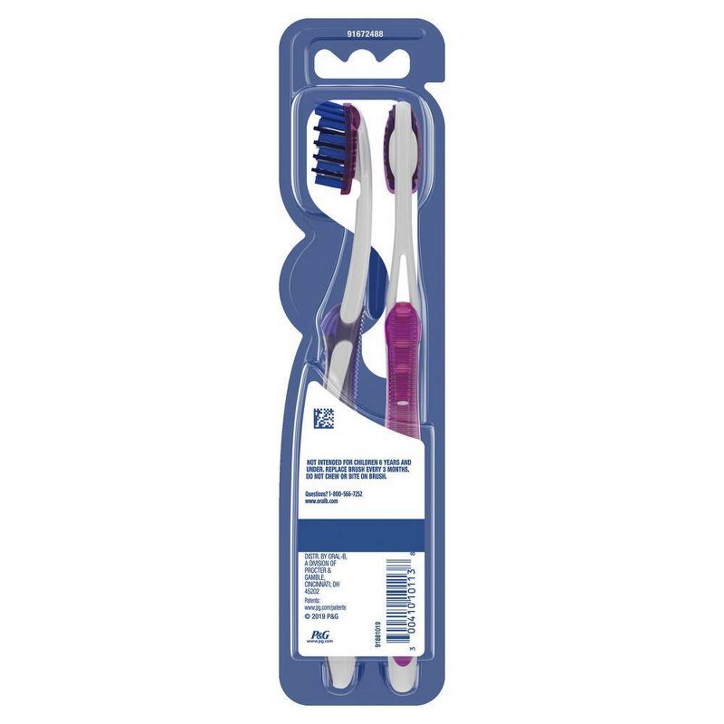 Oral-B Pro-Flex Stain Eraser Manual Toothbrush Soft - 2ct
