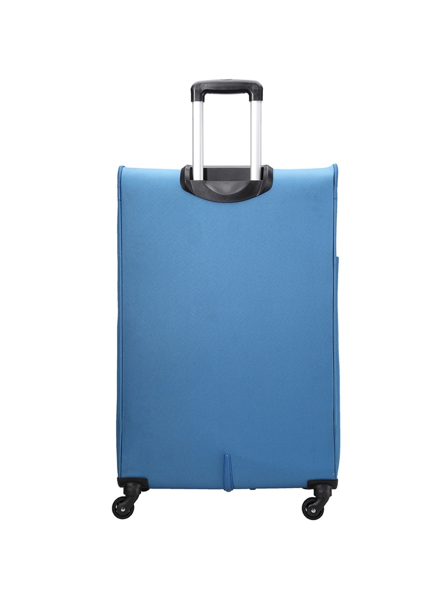 Carriall Blue 4 Wheel Large Soft Cabin Trolley Set of 2 - 78 cm