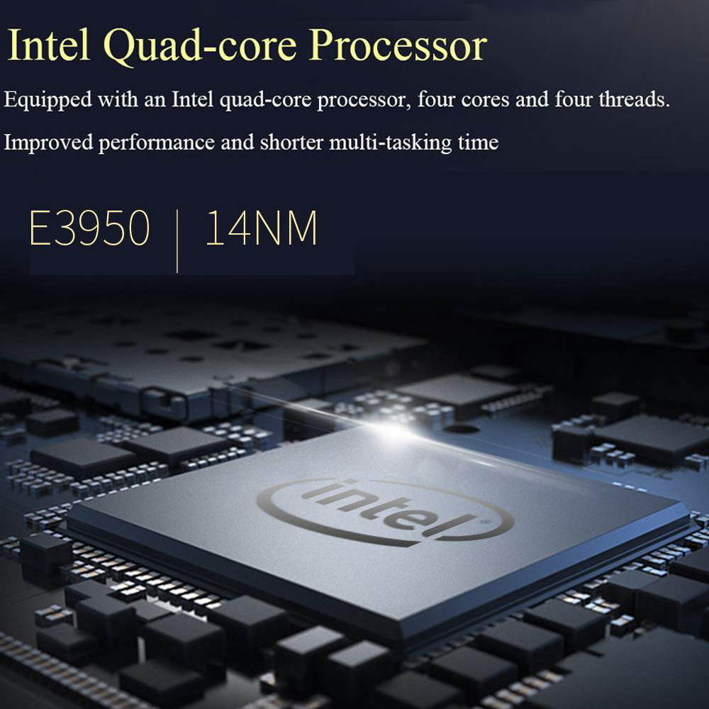 EZbook S5 14.0 In Laptop Intel Atom E3950 1920 * 1080 IPS Win 10 Narrow Bazel Notebook 6GB RAM DDR4 Integrated Card 64GB SSD Laptop