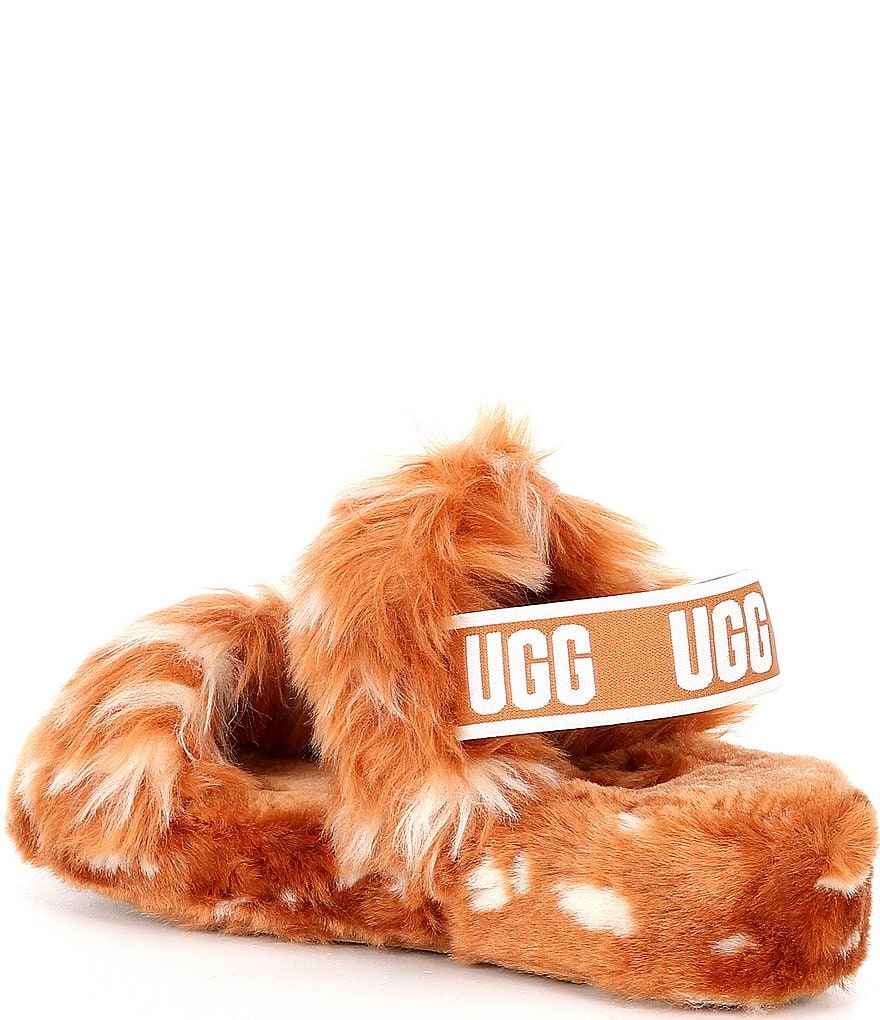 UGG&reg; Oh Yeah Spots Faux Shearling Slides