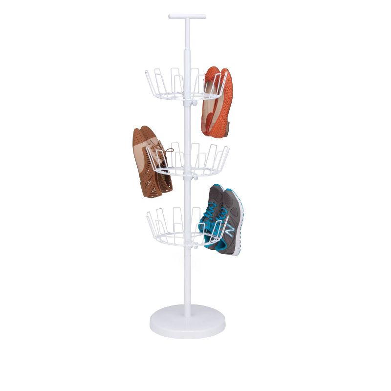 Honey-Can-Do 3 Tier White Shoe Tree