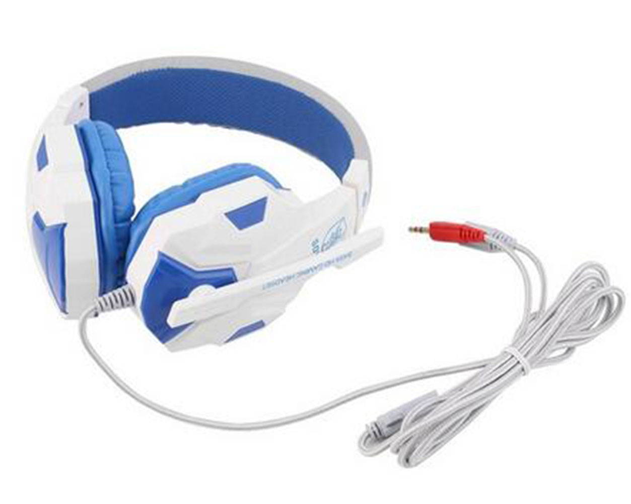 SY830MV Game Headphone Stereo Over-Ear Gaming Headset Headband Earphone with Light for Computer PC Gamer Adjustable Length Hinges 3.5mm