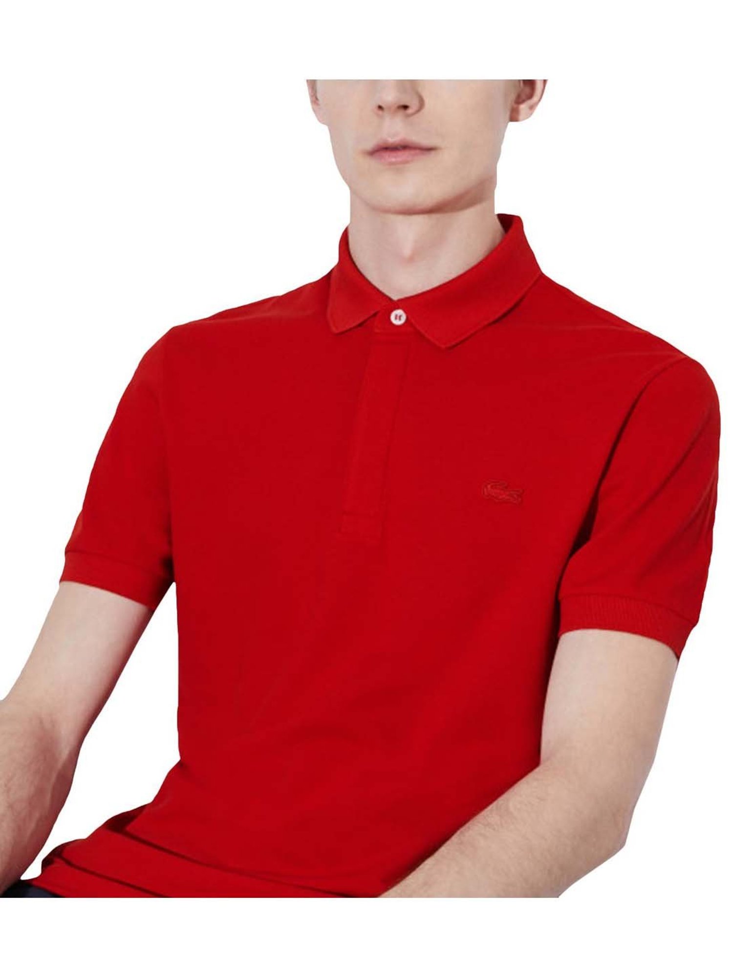 Lacoste Red Regular Fit Polo T-Shirt