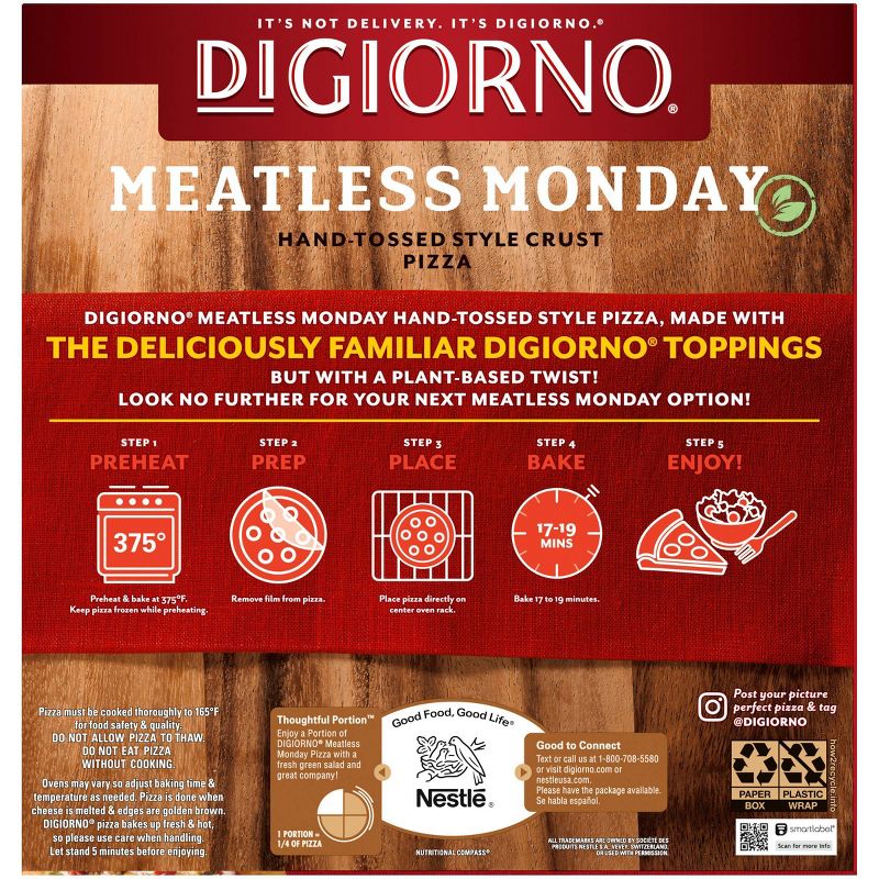 DiGiorno Meatless Sausage Supreme Frozen Pizza - 20.8oz