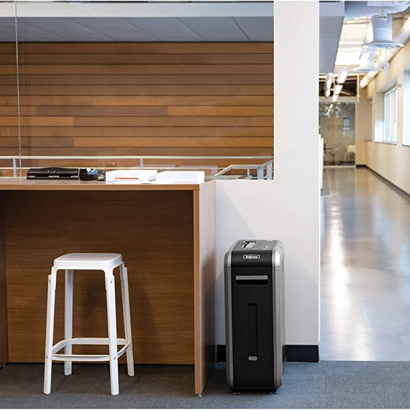 Powershred 125Ci 100% Jam Proof 20-Sheet Cross-Cut Commercial Grade Paper Shredder,Black