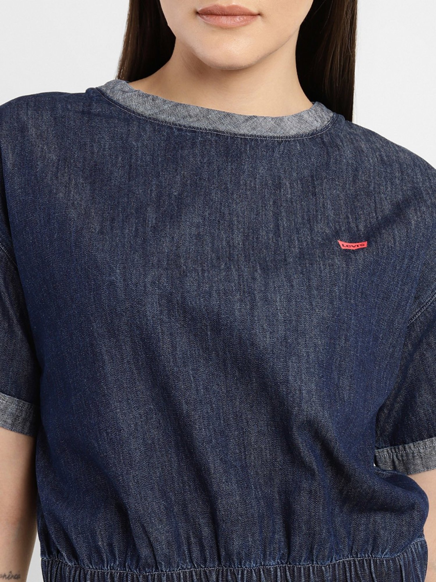 Levi's Blue Crop Top