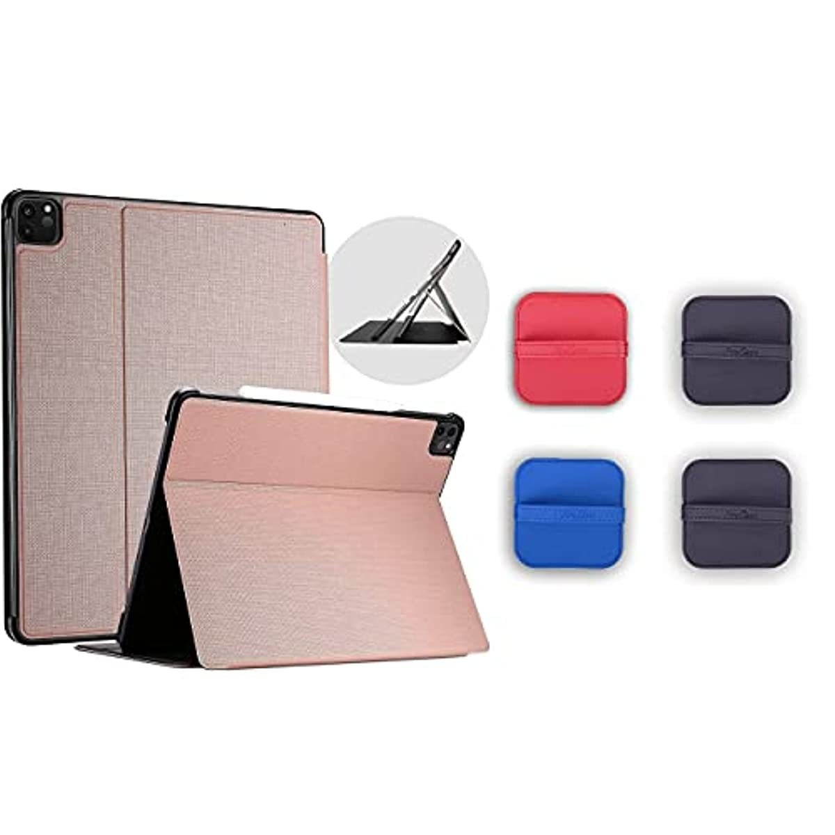 ProCase Rosegold iPad Pro 11 Slim Stand Case 2nd Generation 2020 & 2018 Bundle with [4 Pack] Screen Cleaning Pad Cloth Wipes