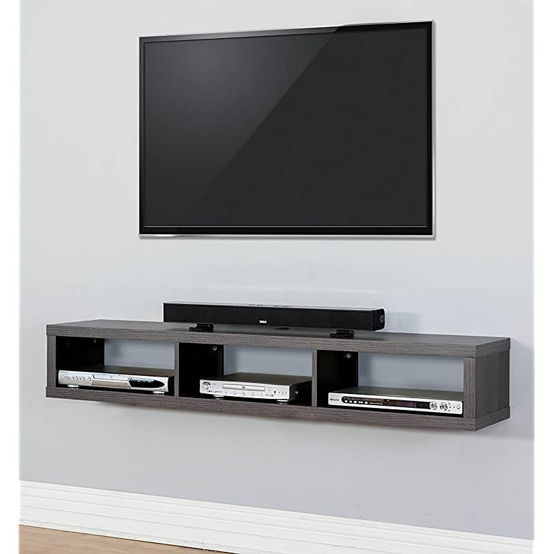 Floating Tv Console, 60", Skyline Walnut