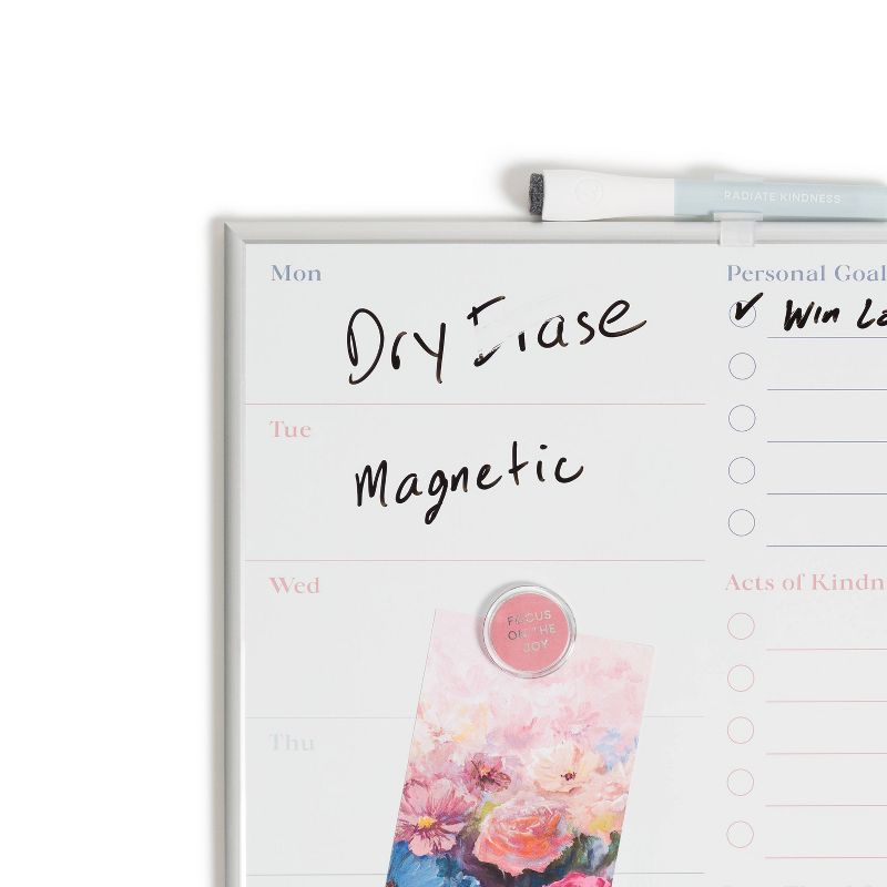 14" Square Dry Erase Wellness Board - U Brands