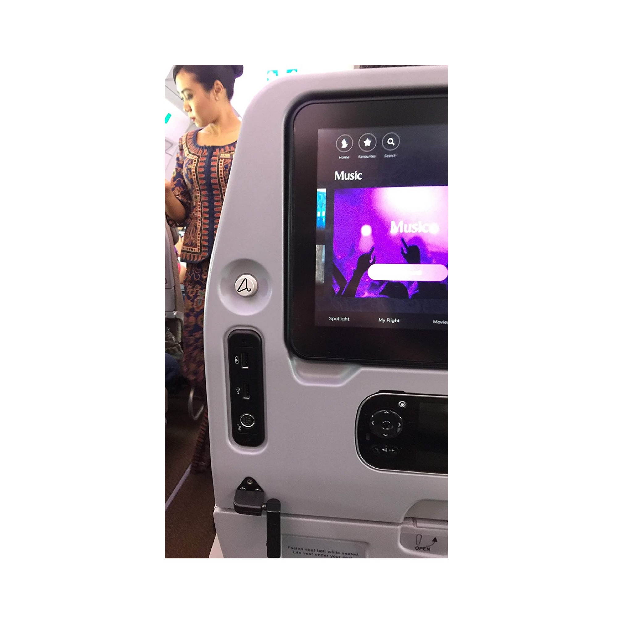 KOKKIA AirSplitter : Airplane in-Flight Bluetooth Splitter, Lets You untether from Seats, Freely Enjoy Airplane&rsquo;s Audio in Airplane Cabin, Along aisles or in restrooms. Compatible with 2 AirPods.