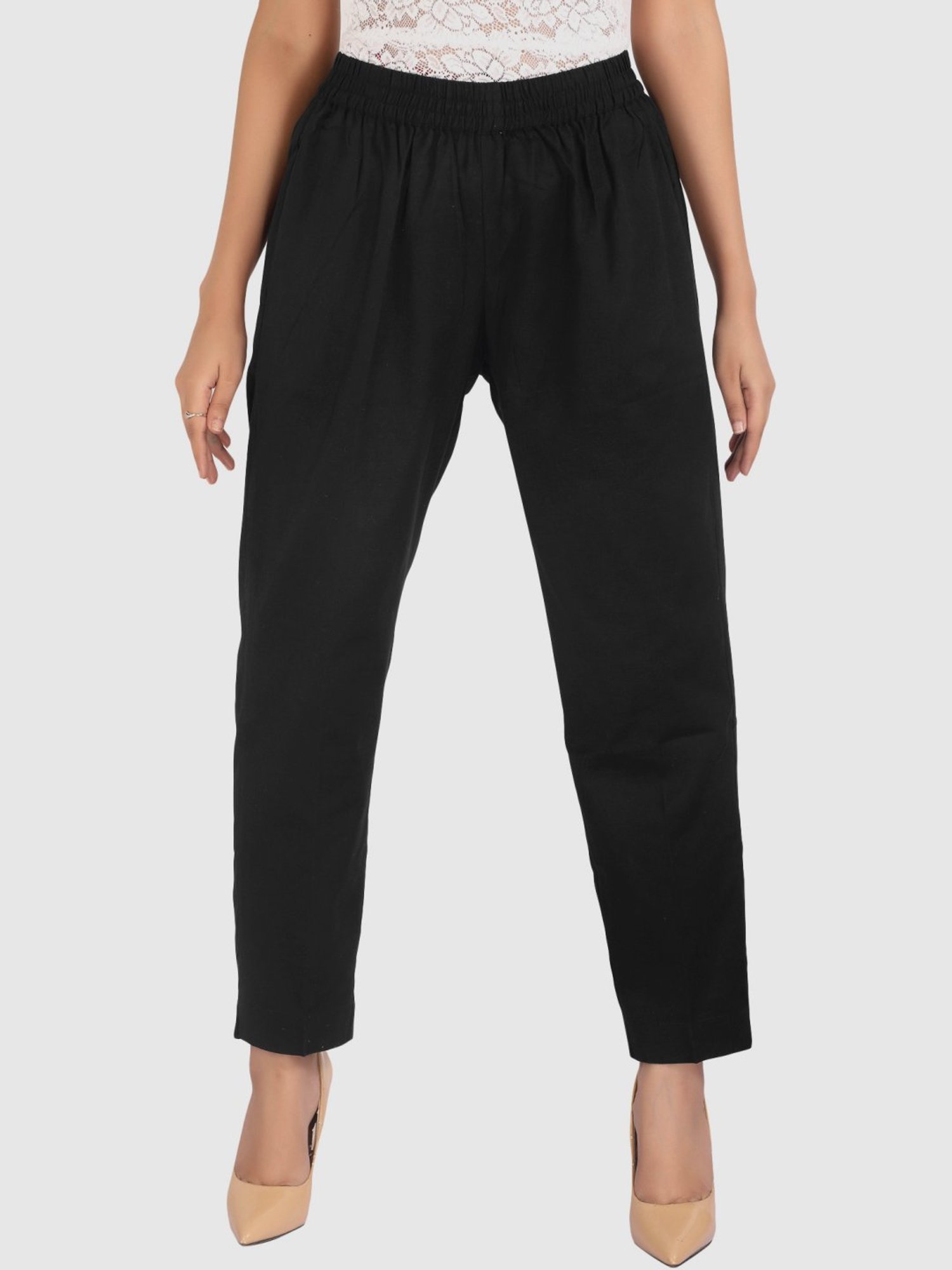 Cotton Culture Black Cotton Pants