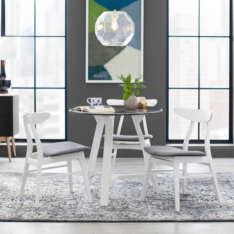 Trevino Dining Table White/Gray - Buylateral