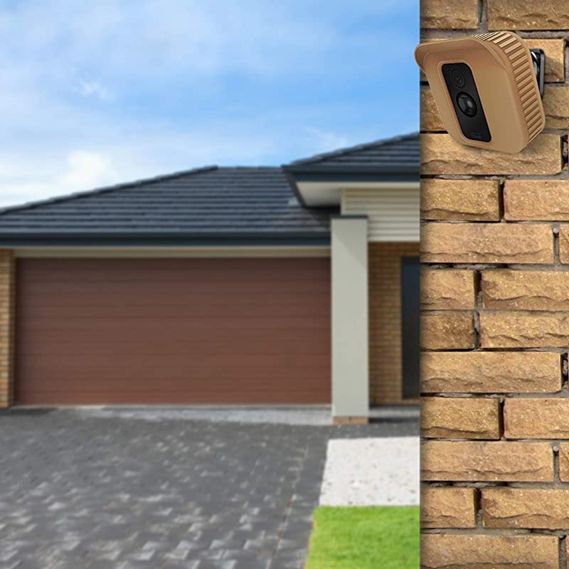 Silicone Skin for Blink XT2XT Camera 3 Pack Premium Silicone UV Weather Resistant Protective and Camouflaged Case Cover for Blink XT2 amp XT Home Security Indoor Outdoor Camera Brown