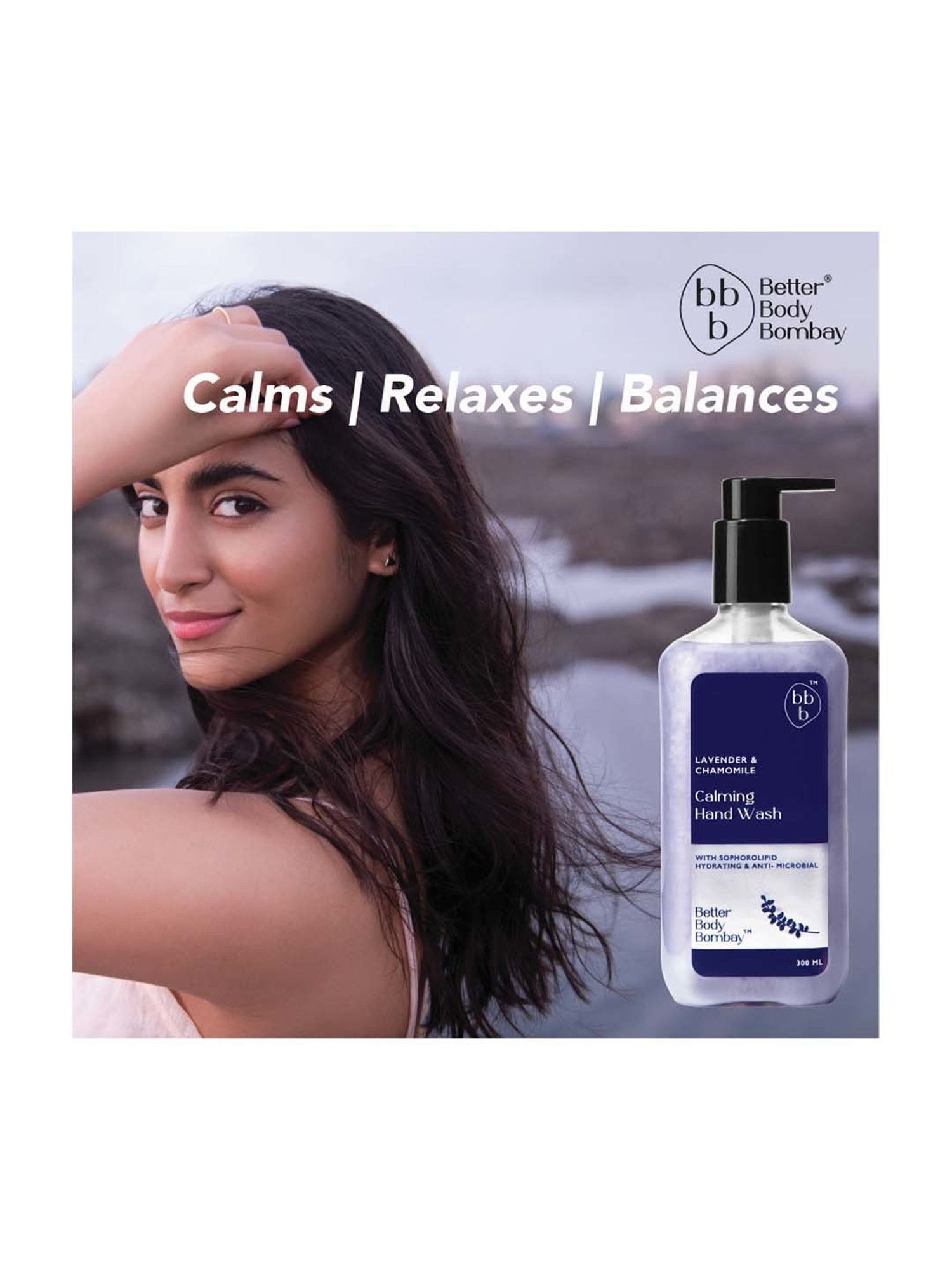 bbb Better Body Bombay Lavender & Chamomile Calming Hand Wash - 300 ml