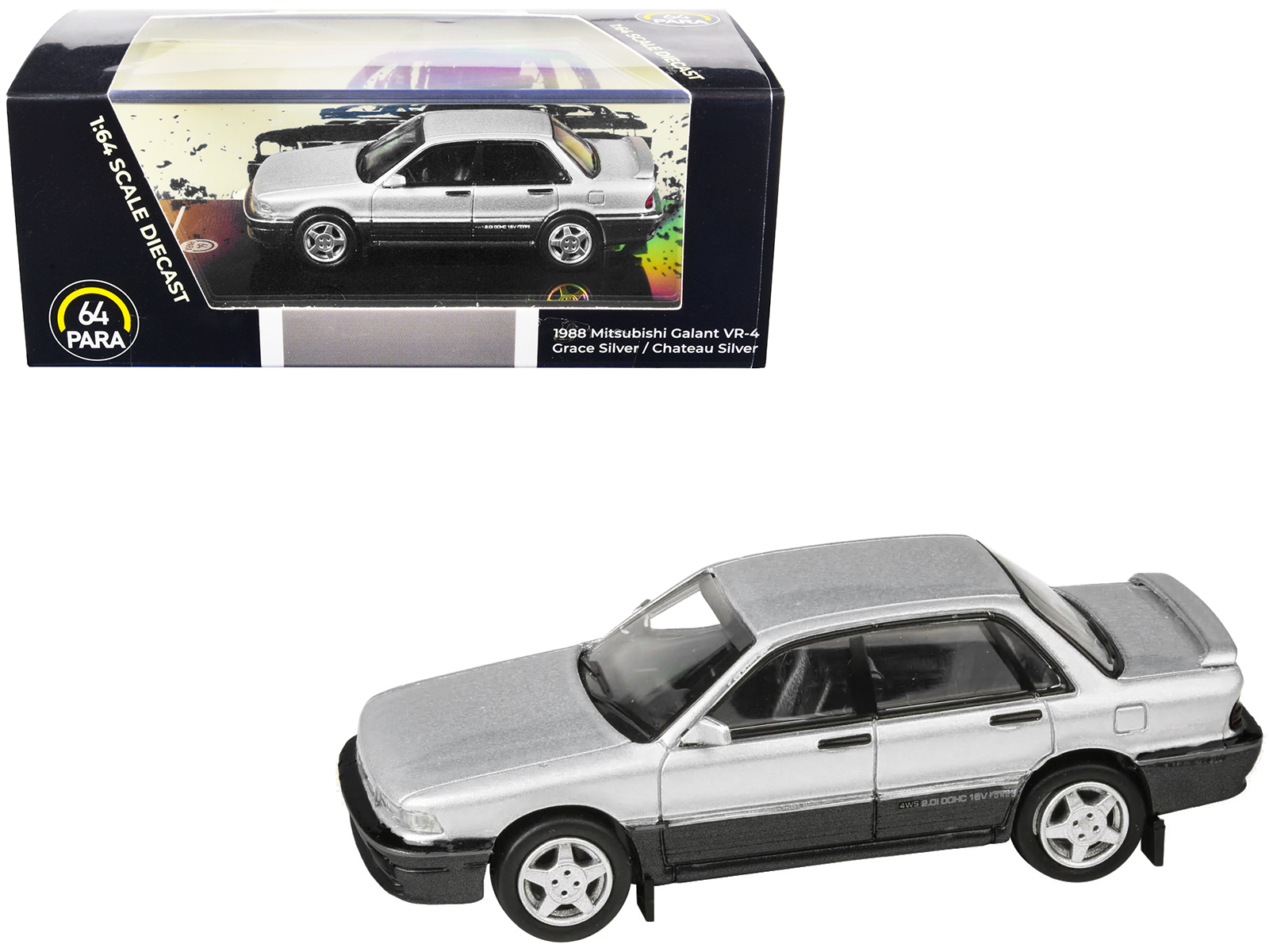 Mitsubishi Lancer RS Evolution III RHD (Right Hand Drive) Scortia White with Red Rally Stripes 1/64 Diecast Model Car by Hobby Japan