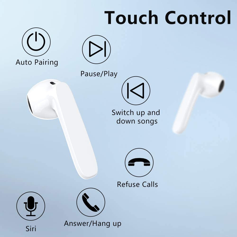 Airpods Silicone Case Cool Cover Compatible for Apple Airpods 1&2 [Cartoon Series][Designed for Kids Girl and Boys] (Angel)