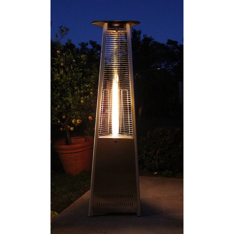 Commercial Glass Tube Portable Heater - Stainless Steel - AZ Patio Heaters
