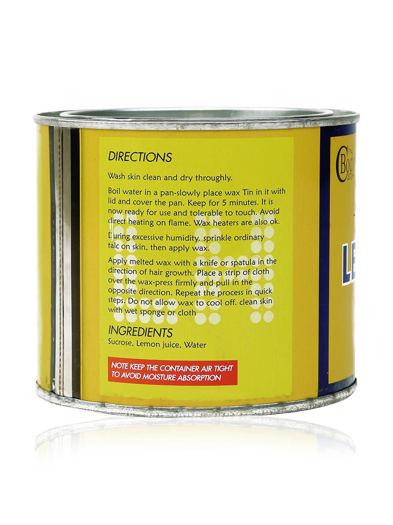 The Body Care Lemon Honey Hot Wax - 600 gm