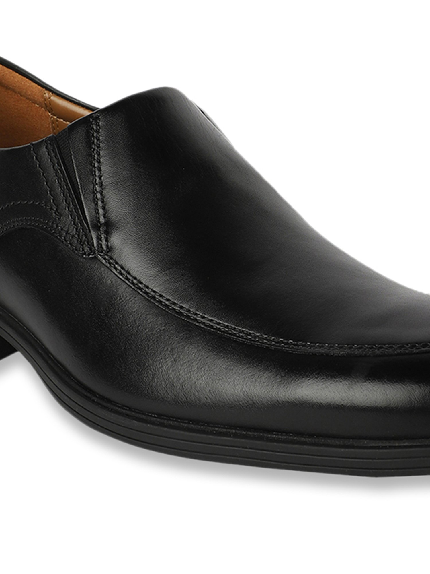Clark Men's Whiddon Step Black Casual Slip-Ons