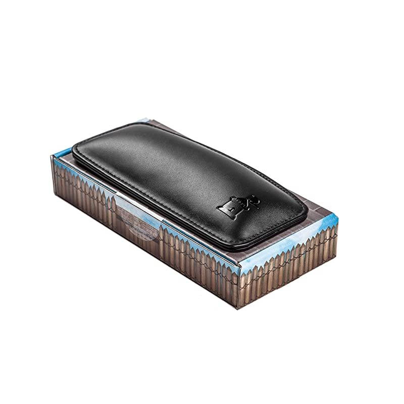 Motte by  Leather Wrist Rest Cushion for Mice Mouse Pads and Laptops Ergonomic Durable Wrist Pad with AntiSlip Rubber Base Nightfall