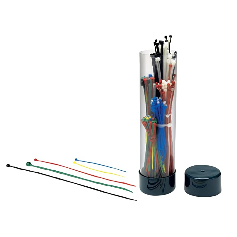 W2918 250pc Varying Colors and Lengths Cable Ties Pack
