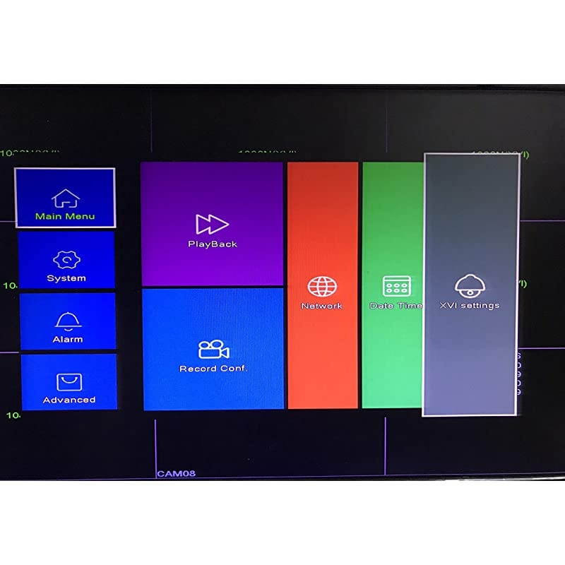 8CH 1080N Hybrid 5-in-1 AHD DVR (1080P NVR+1080N AHD+960H Analog+TVI+CVI) Standalone DVR CCTV Surveillance Security System Video Recorder Motion Detection HDD & Cameras not Included