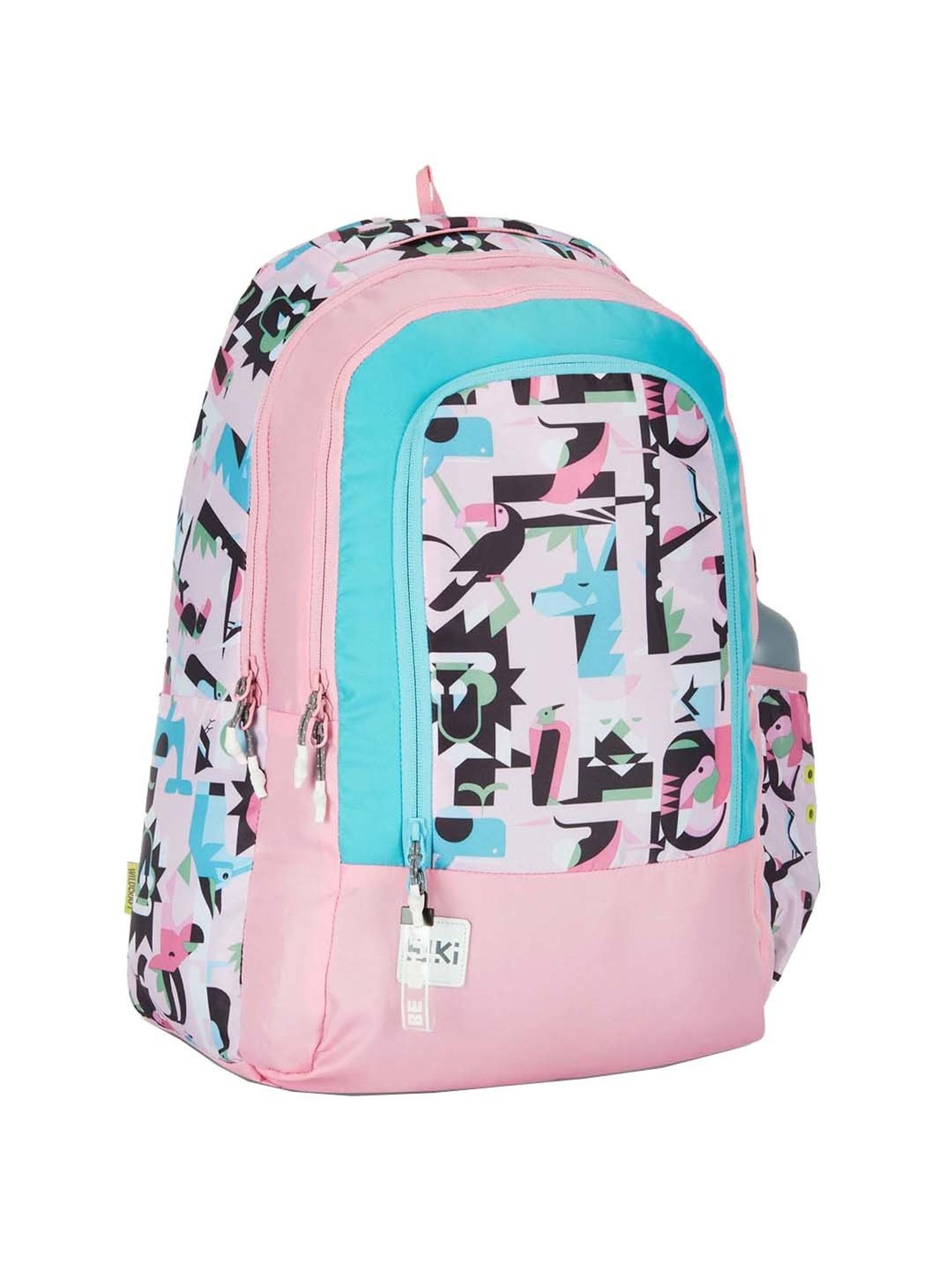 Wiki 31.5 Ltrs Pink Medium Backpack