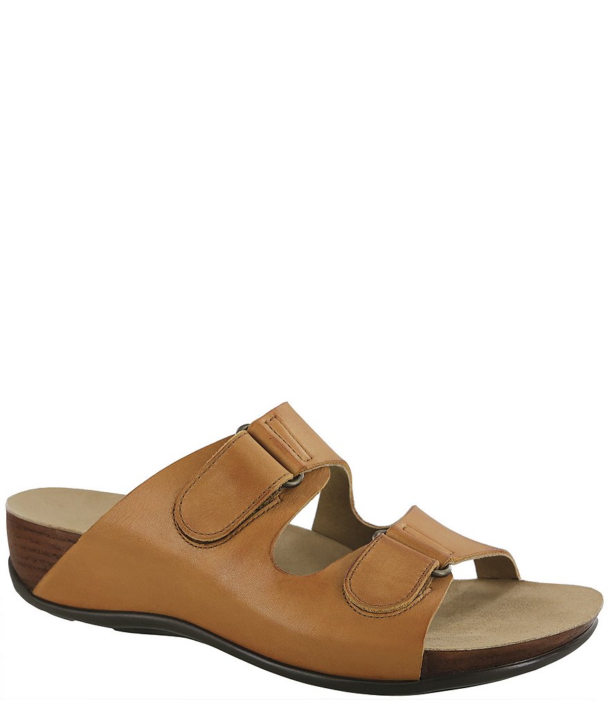 SAS Seaside Leather Slide Sandals