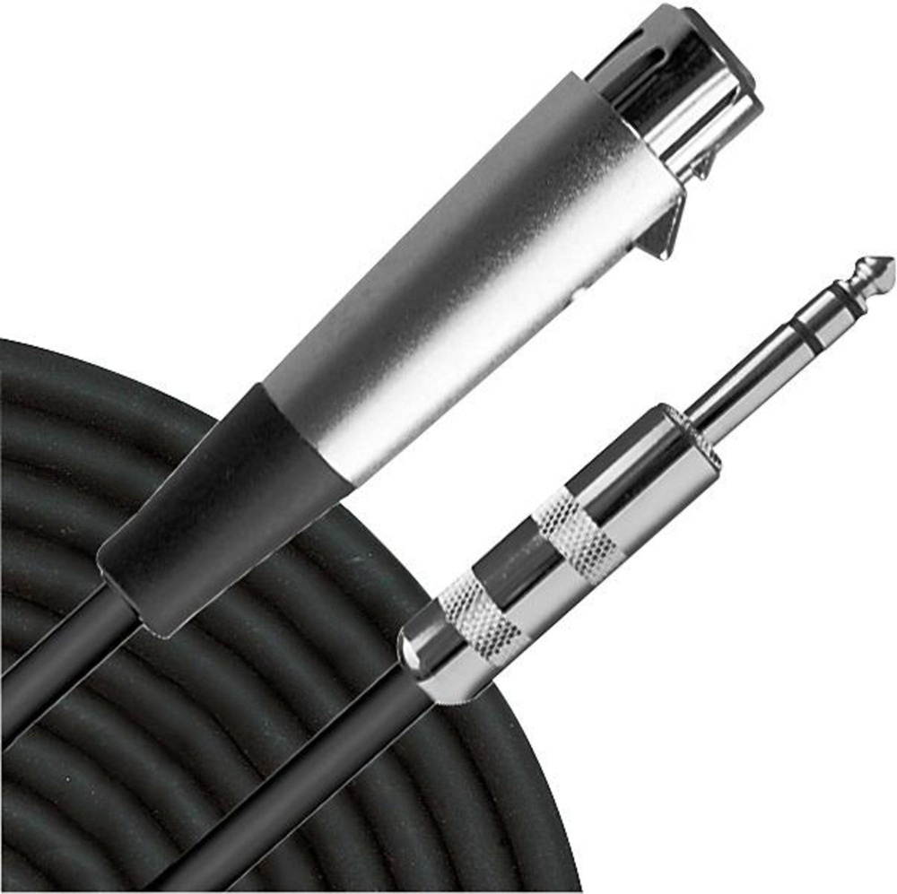 Livewire Advantage Interconnect Cable 1/4" TRS Male to XLR Female 3 ft. Black
