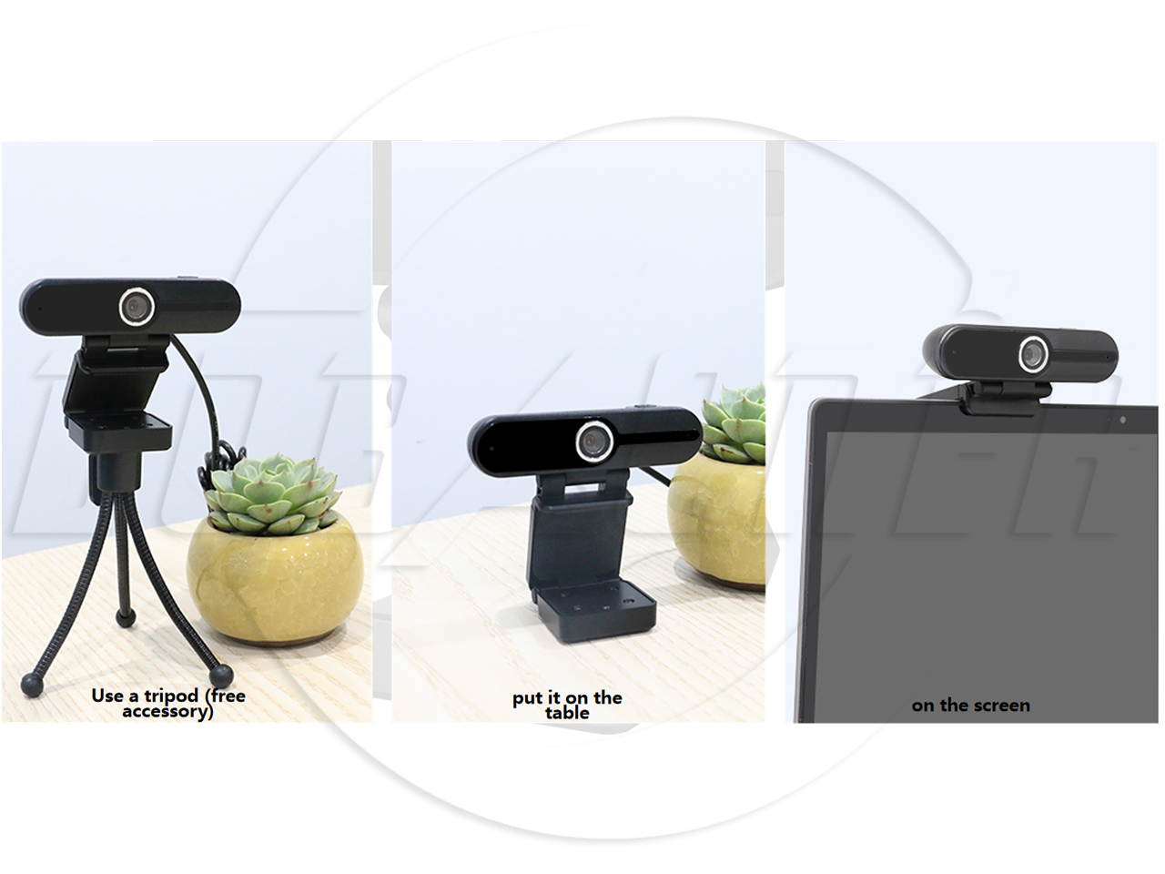 SA 1080P webcam for PC, full HD computer camera with cover, USB web cam with microphone, cover, expandable tripod, streaming camera, Streaming, teleconference ...