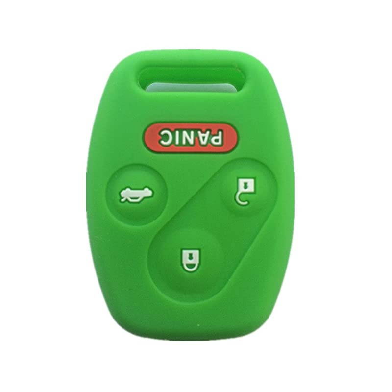 Silicone Rubber Keyless Entry Remote Key Fob Case Skin Cover Protector for Honda 3+1 Buttons