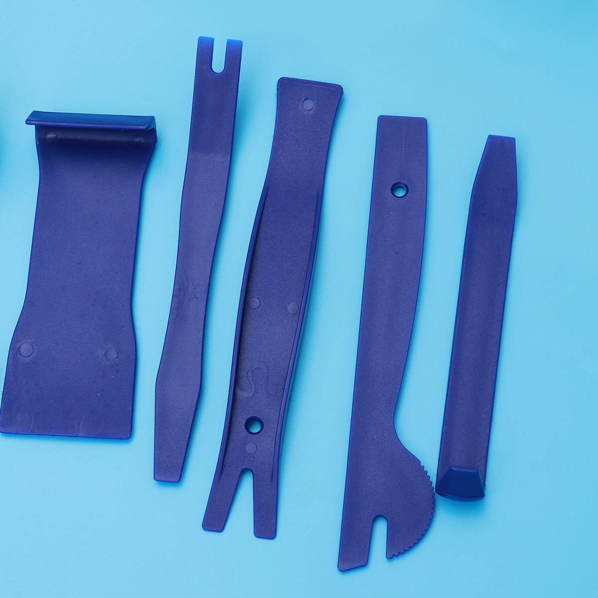 13 in 1 Auto Car Audio Door Dash Trim Panel Install and Removal Pry Tools with Carrying Bag (Blue)