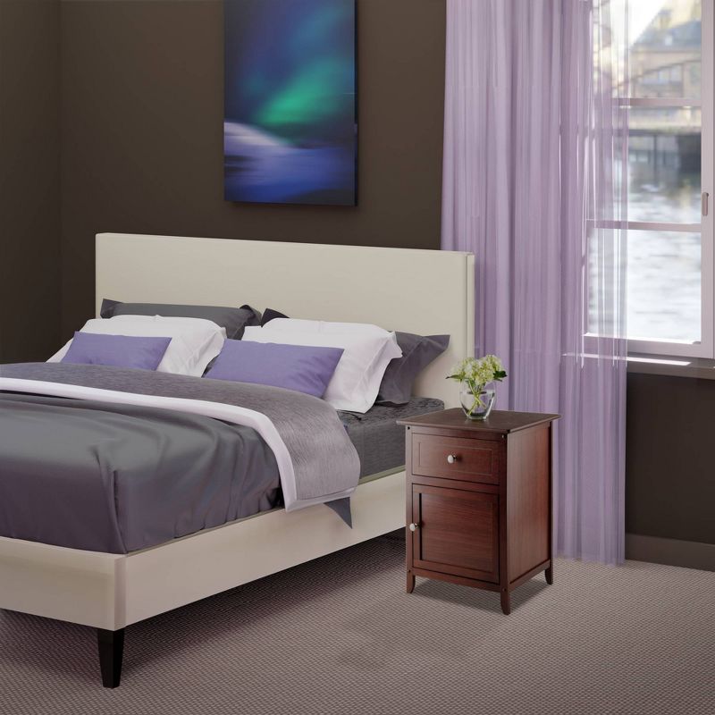 Eugene Nightstand Walnut - Winsome