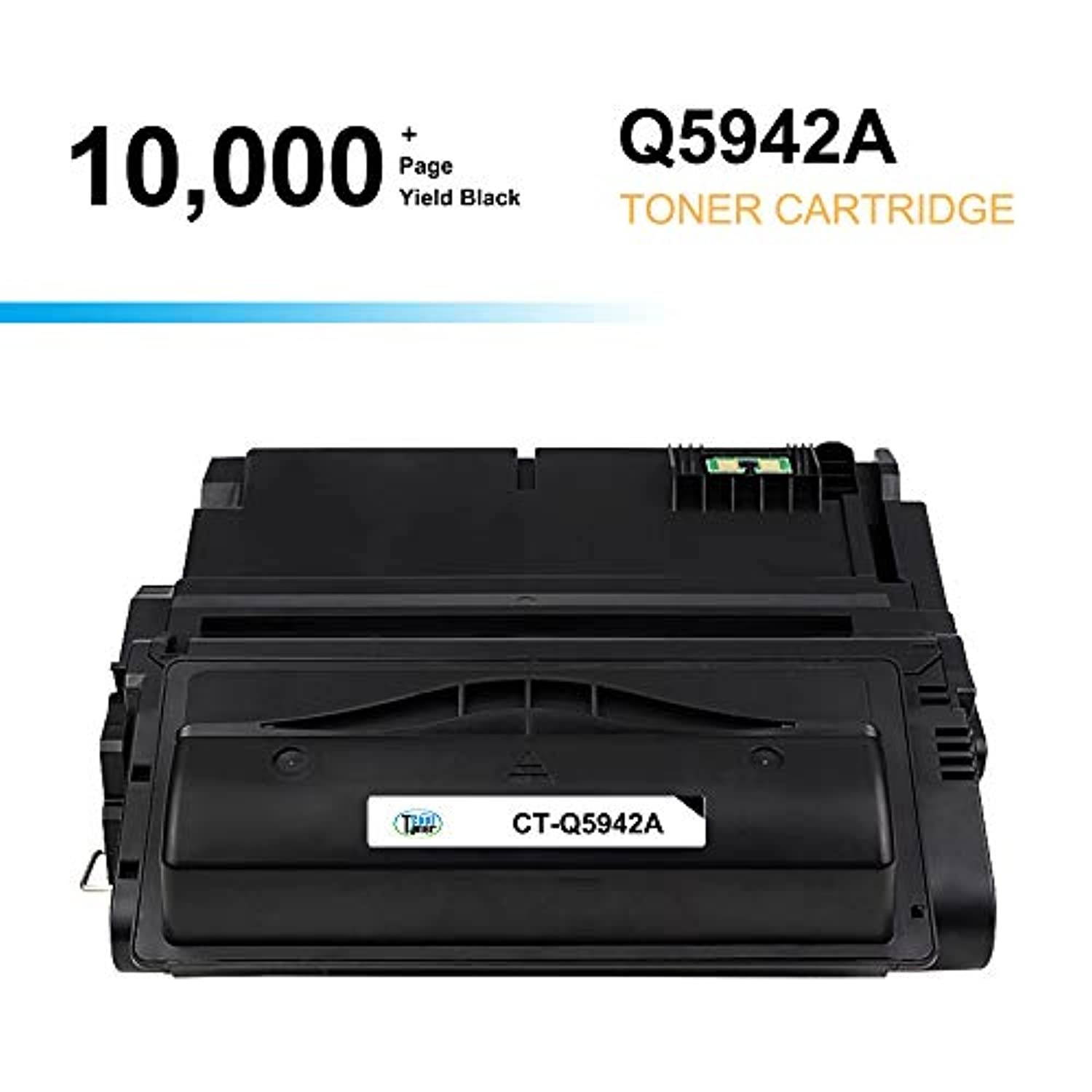Cool Toner Compatible Toner Cartridge Replacement for HP 42A Q5942A 42X Q5942X Q1338A for HP Laserjet 4200 4240 4250 4300 4350 HP 4250N 4350N 4250TN 4250DTN 4350DTN 4350TN Printer Ink (Black, 1-Pack)