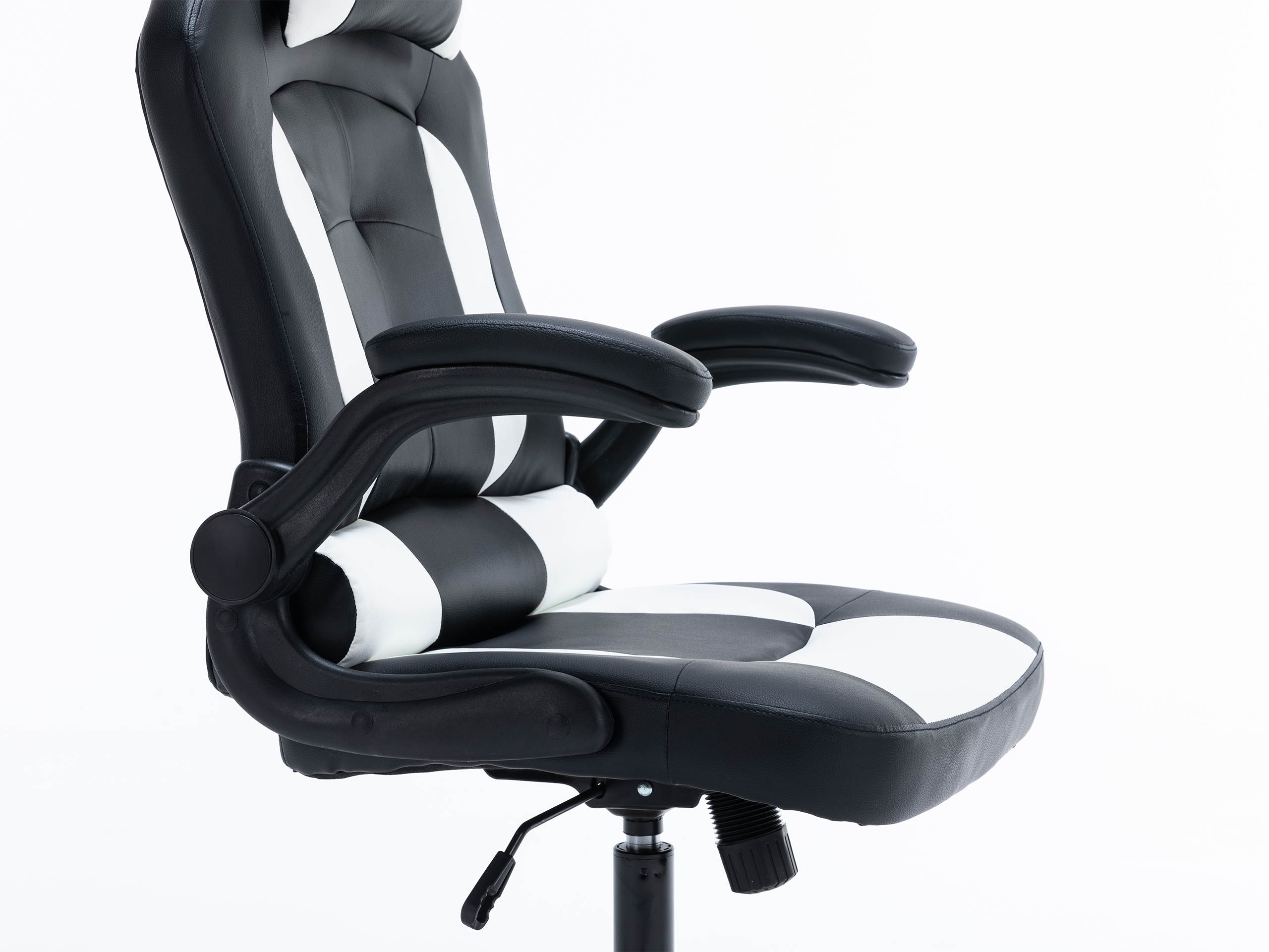 Volans Gaming Chair Home Office Ergonomic Computer Racing Game Chair, Height Adjustable High Back Leather Computer Chair with Headrest and Lumbar Support