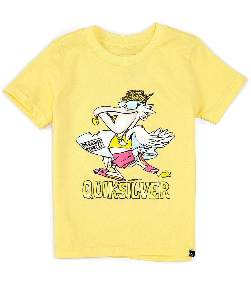 Quiksilver Little Boys 2T-7 Short-Sleeve Pelican Shred Tee