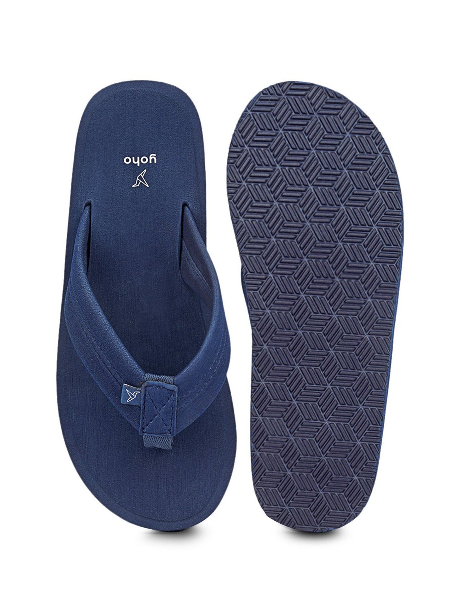 Yoho Women's Eva Bubbles Blue Flip Flops
