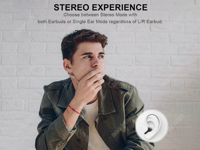 Wireless Earbuds Bluetooth Earphones Touch Control Noise Cancelling Headphones Waterproof TWS Stereo Headsets with Charging Case in-Ear Built-in Mic Premium Deep Bass for Sport Workout Gym White