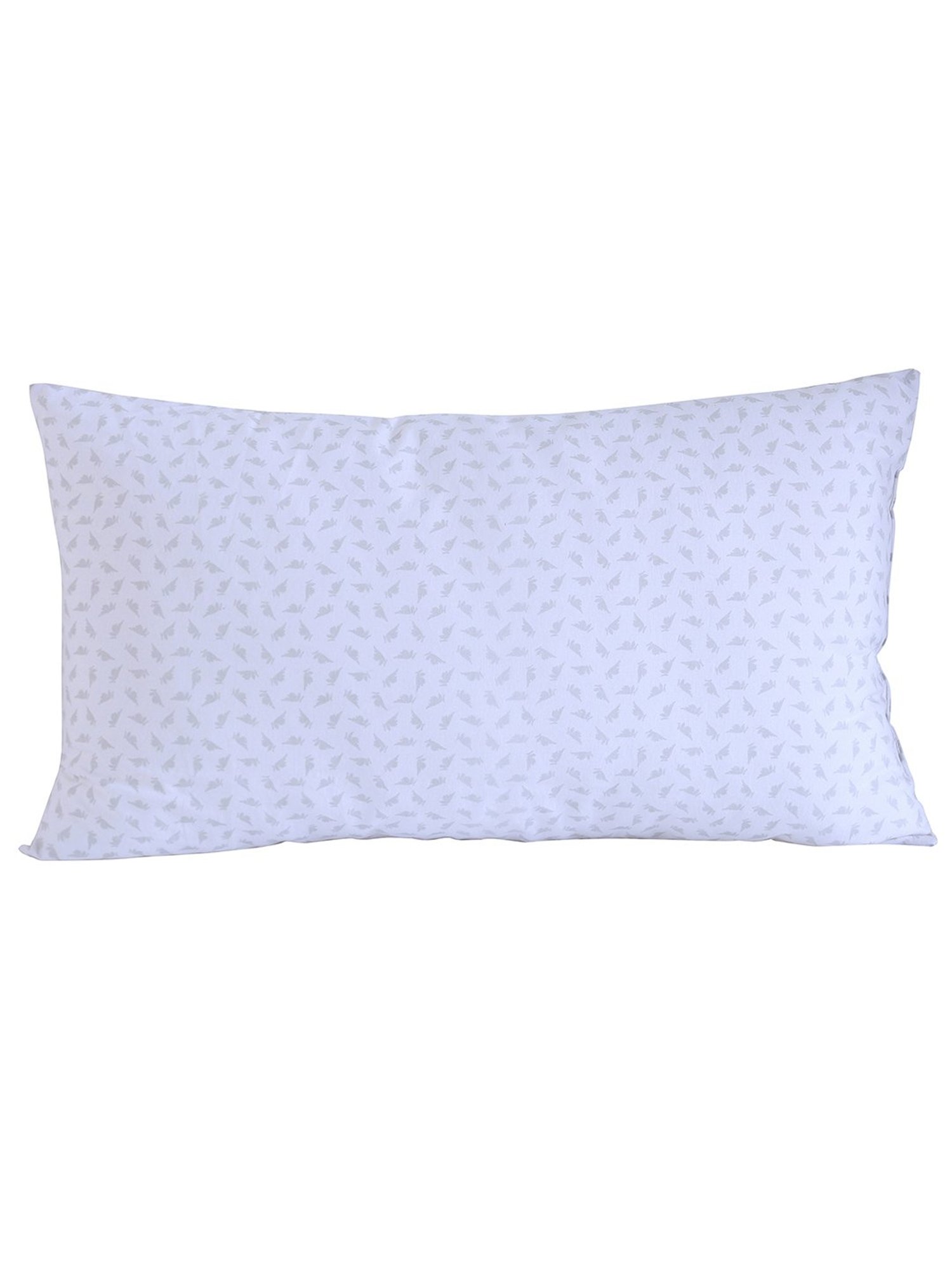 Maspar Essentials Heather Printed White 144 TC Cotton Cushion
