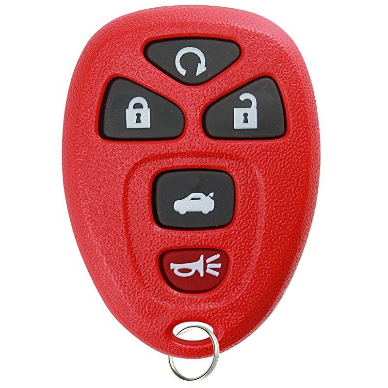 Keyless Entry Remote Start Control Car Key Fob Replacement for 22733524Red
